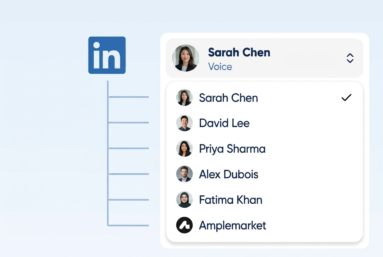 AI voice training — LinkCraft AI learns your LinkedIn writing style